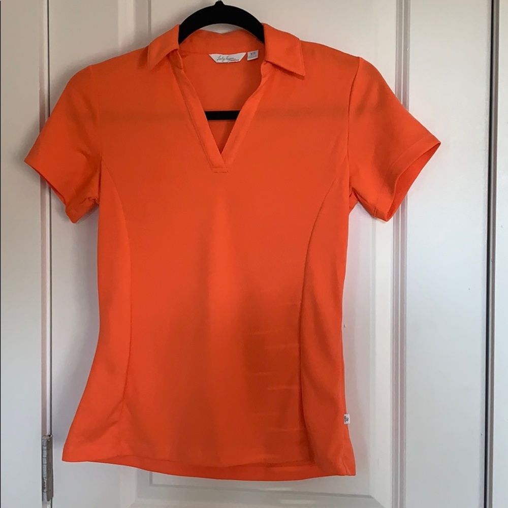Lady Hagen golf tennis collard shirt